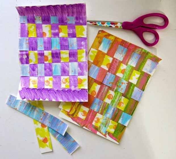 Paper Strips/ weavings ศิลปะการสานกระดาษ