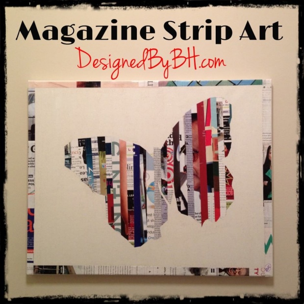 Magazine Strip Art - งานศิลปะจากกระดาษ magazine