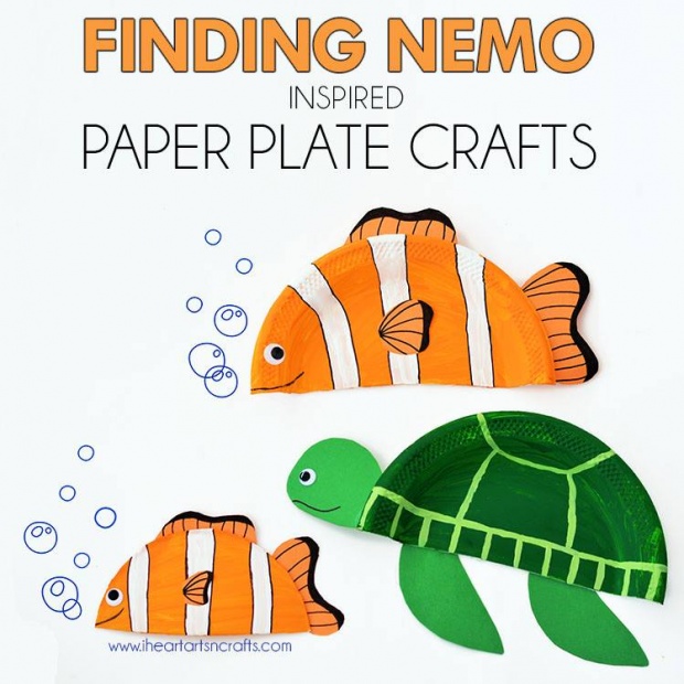 Paper Plate Crafts - งานประดิษฐ์/งานศิลปะ จาก จานกระดาษ
