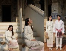 ไม่ธรรมดาผ้าซิ่น ญาญ่า ทอพิเศษออกแบบชิ้นเดียวในโลก